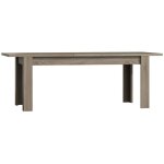 Meublorama - table extensible 180 - 220 cm - collection farra - ch�ne clair
