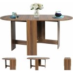 Relax4life - table extensible salle  manger pour 4 - 7 personnes, table ronde extensible style moderne ...