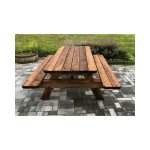 Jardinatoire - table extrieur de picnic & jardin - 2m - 6 personnes - bois - origine france - traitement ...