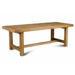 Hellin - table de ferme bois chêne massif l220 - la bresse Hellin - table de ferme bois chêne massif l220 - la bresse