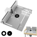 Table de fraisage en aluminium, table d'insertion avec support de torsion inclin�, accessoire de fraisage ...