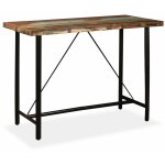 Table haute mange debout bar bistrot bois massif de rcupration 150 cm
