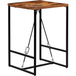Helloshop26 - table haute mange debout bar bistrot bois recycl solide 106 cm