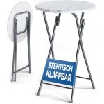 Table haute pliante blanche aspect marbre table de bar ø 60cm mange - debout rond table de bistrot jardin ... Table haute pliante blanche aspect marbre table de bar ø 60cm mange - debout rond table de bistrot jardin ...