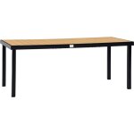 Table de jardin pour 8 personnes en aluminium, meuble de jardin ext�rieur r�sistant aux intemp�ries, ...