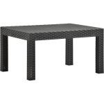 Table de jardin anthracite 58x58x41 pp