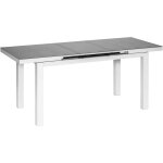M&s - table de jardin extensible en aluminium gris perle ibiza 6  8 personnes
