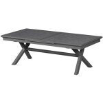 Hesperide - table de jardin extensible axiome ardoise granit�e 12 places en aluminium trait� �poxy - ...