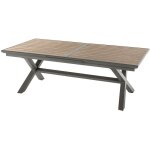 Hesperide - table de jardin extensible axiome effet bois honey & praline 10 places en aluminium traité ... Hesperide - table de jardin extensible axiome effet bois honey & praline 10 places en aluminium traité ...