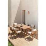 Sklum - table de jardin rectangulaire 160 - 210x90 cm extensible en bois d'acacia tenay Sklum - table de jardin rectangulaire 160 - 210x90 cm extensible en bois d'acacia tenay