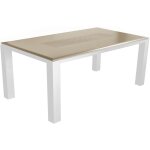 Proloisirs - table de jardin florence 180 cm taupe Proloisirs - table de jardin florence 180 cm taupe