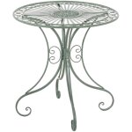 Clp - table de jardin hari vert antique