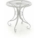 Clp - table de jardin orne de dtails lgants et de minuscules jambes diffrentes couleurs colore : ...