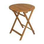 Table de jardin pliante en bois d'acacia 57 x 72, 5 cm Table de jardin pliante en bois d'acacia 57 x 72, 5 cm