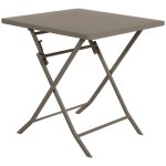 Hesperide - table de jardin pliante carrée greensboro tonka 2 places en acier traité époxy - hespéride ... Hesperide - table de jardin pliante carrée greensboro tonka 2 places en acier traité époxy - hespéride ...