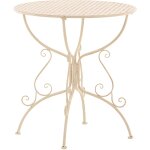 Clp - table de fer � cr�me amanda antica