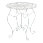 Table jardin rustique de style rustique table basse de diff�rentes couleurs couleur : blanc