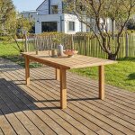 Berah getah - table de jardin en teck recyclé massif extensible 8 / 10 places Berah getah - table de jardin en teck recyclé massif extensible 8 / 10 places