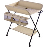 Skecten - table  langer pliable pour bb avec roulettes, station  langer portable pour bb hauteur ...