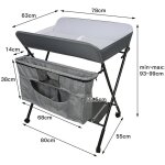 Sifree - table  langer pliante pour bbs jusqu' 11kg hauteur rglable avec rouleaux interchangeables, ...