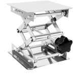 Table lvatrice de laboratoire plate - forme de levage de laboratoire en acier inox lvateur rglable de ...