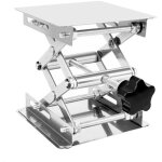 Table lvatrice de laboratoire plate - forme de levage de laboratoire en acier inox lvateur rglable de ...