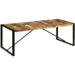 Vidaxl - table à manger 220x100x75 cm bois de récupération solide Vidaxl - table à manger 220x100x75 cm bois de récupération solide