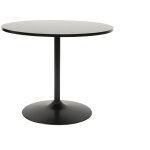 Miliboo - table � manger design ronde noire d90 cm calista
