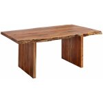 Table  manger extensible 180x110 acacia laqu noisette freeform 200