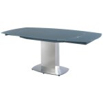 Vente - unique - table  manger extensible talicia - verre tremp & mtal - 6  8 personnes - coloris ...