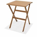Table à manger de jardin chillvert milán bois 56x56x74 cm carrée 2 personnes Table à manger de jardin chillvert milán bois 56x56x74 cm carrée 2 personnes