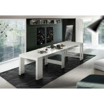 Table  manger moderne, made in italy, console extensible jusqu' 12 places, avec support d'extension, ...