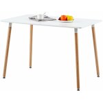 Eggree - table a manger rectangulaire en bois salle a manger scandinave simple table en bois a quatre ... Eggree - table a manger rectangulaire en bois salle a manger scandinave simple table en bois a quatre ...