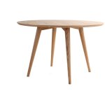 Miliboo - table à manger ronde frêne d120 cm livia Miliboo - table à manger ronde frêne d120 cm livia