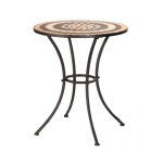 Table mosa�que ronde design classique d60