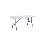 Sans marque - table multi - usages pliante d'extérieure grise l 152 x p 76 cm - maxiburo Sans marque - table multi - usages pliante d'extérieure grise l 152 x p 76 cm - maxiburo