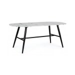 Yes everyday - table ovale effet marbre marbre 110x50x45h cm Yes everyday - table ovale effet marbre marbre 110x50x45h cm