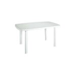 Table ovale pour l'extérieur. couleur: blanc 72x137x85cm ipae progarden Table ovale pour l'extérieur. couleur: blanc 72x137x85cm ipae progarden