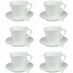 Table passion - coffret de 6 tasses et sous tasses libra 10 cl