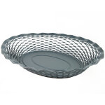 Table passion - corbeille � pain 30x24 cm anthracite