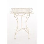 Clp - table de patio bon ton chic avec motifs inspirant diverses couleurs colore : crme antique