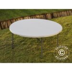Table de pliante �154cm, gris clair (1 pcs)