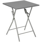 5five simply smart - table pliante 2 places 60x60 grise five