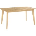 Rendez - vous d�co - table rectangulaire 4 / 6 personnes extensible en bois clair 150 / 180 cm - oman ...