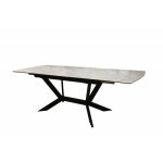 Table extensible 180  230 cm en cramique gris marbr - luna