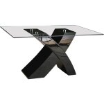 Table repas  mona  - 150 x 90 x 74 cm - noir