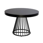 Paris prix - table de repas extensible 'virginia' 110 - 260cm noir