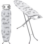 Table � repasser pour centrale vapeur, planche pliable avec housse en coton, support de fer int�gr� et ...