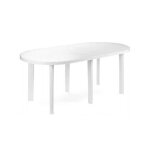 Table en rsine blanche progarden 181x90