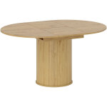 Table ronde extensible debra aspect bois naturel